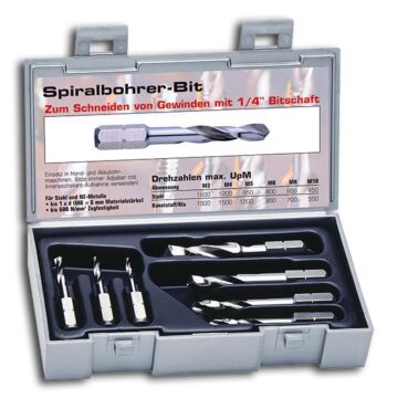 SPIRALBOHRER BIT SATZ HSS  (1038), FORMAT