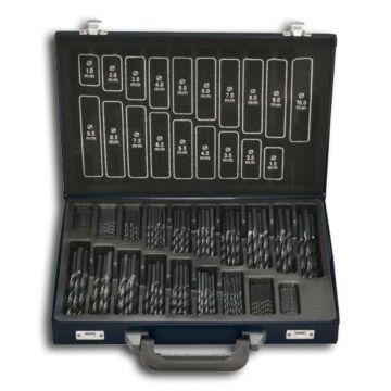 SPIRALBOHRER-SATZ DIN 338RN HSS 170-TEILIG, ROLLGEWALZT, FORTIS