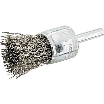 PINSELBÜRSTE, ROSTFREI VA GEWELLT / 6MM SCHAFT (INOX), FORMAT