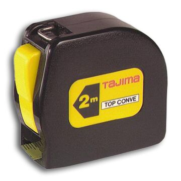 TAJIMA Taschenbandmaß TOP CONVE 3,5mx13mm, gelb (Maßband) 