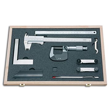 MESSZEUGSATZ 8-TEILIG MIT TASCHENMESSSCHIEBER TWIN (MESSCHIEBER), FORMAT