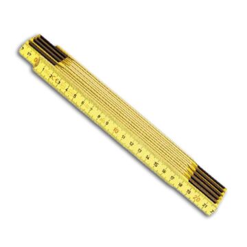 HULTAFORS Gliedermaßstab Buche 2m x 17mm, gelb