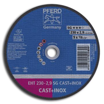 PFERD TRENNSCHEIBE A24QSG 230X2,9MM GERADE, PFERD TOOLS