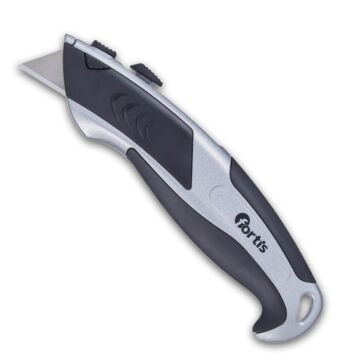 UNIVERSALMESSER ALU AUTO MIT 6 TRAPEZKLINGEN, FORTIS