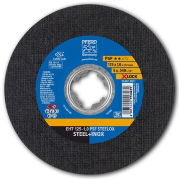 X-LOCK-TRENNSCHEIBE PSF STEELOX FÜR STAHL UND EDELSTAHL, PFERD TOOLS