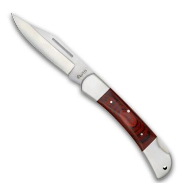 ARBEITSMESSER HOLZ 220MM, IM LEDERETUI, FORTIS