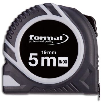 TASCHENBANDMAß 5MX19MM,INOX (MAßBAND), FORMAT