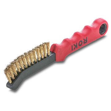 LESSMANN Drahtbürste ROKI Messing gewellt 0,35mm