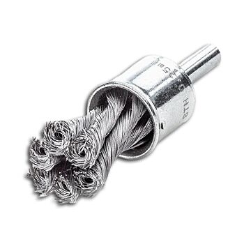 LESSMANN Pinselbürste, Stahldraht, gezopft, 0,35 mm
