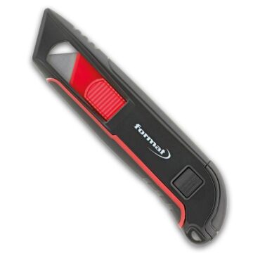 SICHERHEITSMESSER, AUTOMATISCHER KLINGENRÜCKZUG INKLUSIV  2 KLINGEN, FORMAT