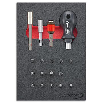 WERKZEUGMODUL 1/9 BITS, FORMAT
