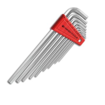 PB SWISS TOOLS Winkelschraubendrehersatz,Kunststoffhalter 9-teilig, 1,5-10mm