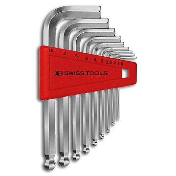 PB SWISS TOOLS Winkelschraubendreher-Satz für 6-kant, mit Kugelkopf, Nr. PB 212