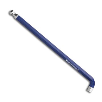 PB SWISS TOOLS Winkelschraubendreher für 6-kant, mit Kugelkopf und verkürztem Schenkel und Farbcodierung, lang, Nr. PB 2212