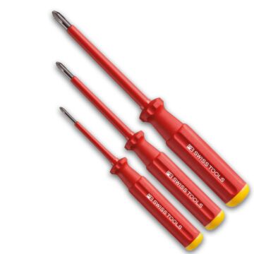 PB SWISS TOOLS Schraubendreher-Satz VDE CLASSIC 3-teilig PH, im Karton