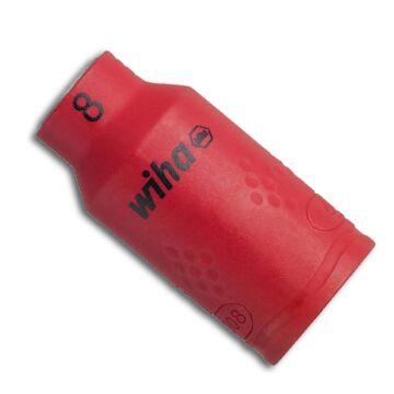 WIHA Steckschlüsseleinsatz isoliert 246 Socket Wrench 10 mm x 3/8"