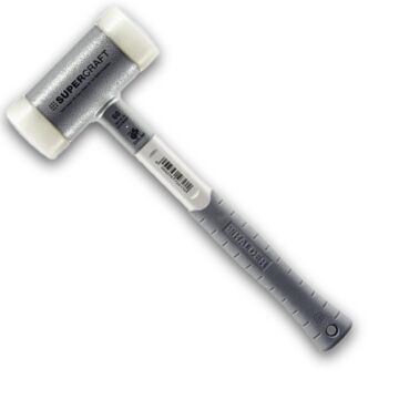 HALDER Schonhammer Supercraft, rückschlagfrei 60mm, 3-K-Griff