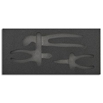 KNIPEX Werkzeugmodul 1/3 leer für Zangen