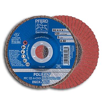 PFERD FÄCHERSCHEIBE POLIFAN A-COOL SG INOX + ALU, PFERD TOOLS