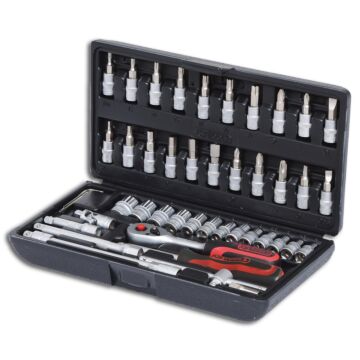 KS TOOLS Steckschlüsselsatz 1/4" Superlock 46tlg.