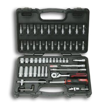 KS TOOLS Steckschlüssel-Garnitur 1/4" 53-tlg.