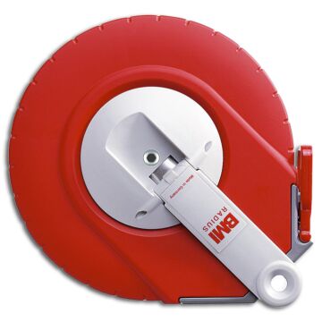 BMI  Kapselbandmaß RADIUS, Stahl, gelb (Maßband) 