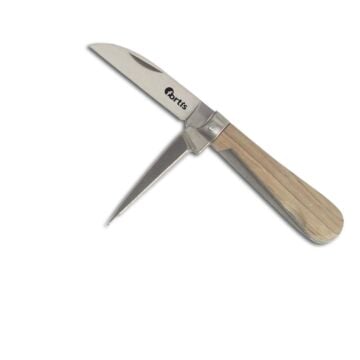 KABELMESSER 2-TEILIG 160MM, HOLZGRIFF, FORTIS