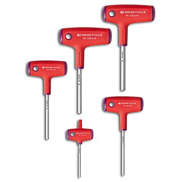 PB SWISS TOOLS Quergriff-Schraubendreher-Satz 6-teilig, 3-10mm. Im Karton