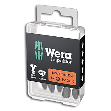 WERA Bit-Sortiment Bit-Box 5 Impaktor PZ (Bitsatz) 
