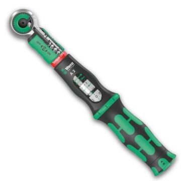 WERA Drehmomentschlüssel Safe-Torque 2-12Nm 1/4" Bitaufnahme Drehmomentschlüssel, Torque Lock Funktion