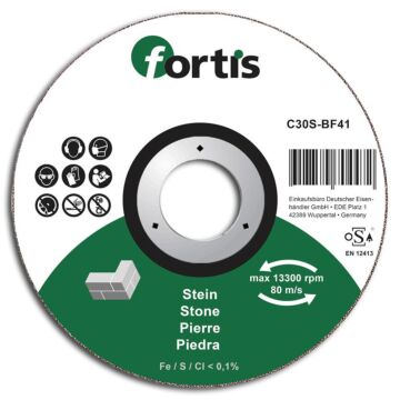 TRENNSCHEIBE FÜR STEIN, FORTIS