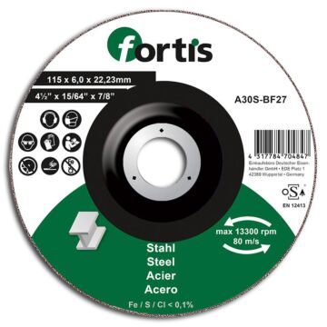 SCHRUPPSCHEIBE FÜR STAHL, FORTIS