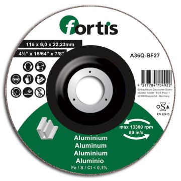 SCHRUPPSCHEIBE FÜR ALUMINIUM, FORTIS